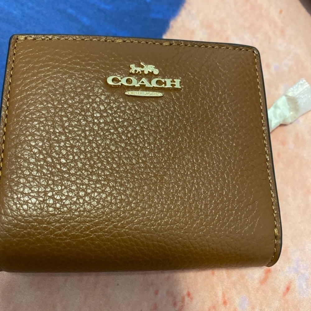NWT Coach Brown Leather Wallet NWT